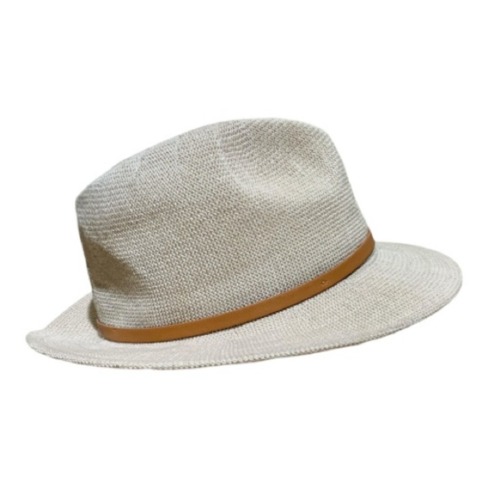 Men's Wyeth Sedona Woven Fedora Hat with Tan Band